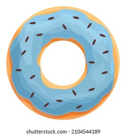 Candy donut icon cartoon vector. Sugar cake. Sweet food