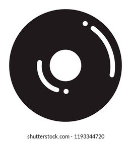 Candy donut icon. Simple illustration of candy donut vector icon for web design isolated on white background