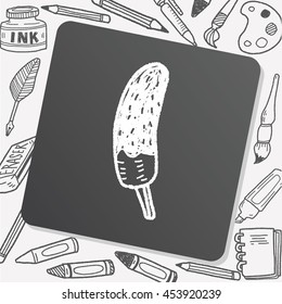 candy doodle drawing