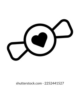 candy dualtone black valentine illustration vector year icon perfect. Icon sign from modern collection for web. Nice design perfect.