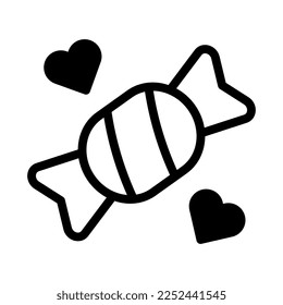 candy dualtone black valentine illustration vector year icon perfect. Icon sign from modern collection for web. Nice design perfect.