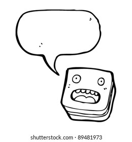 candy with face cartoon