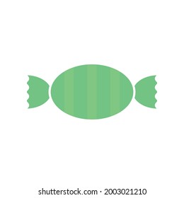 candy flat icon on white background