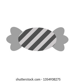 Candy flat illustration on white