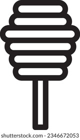 Candy Floss Circus Outline Icon