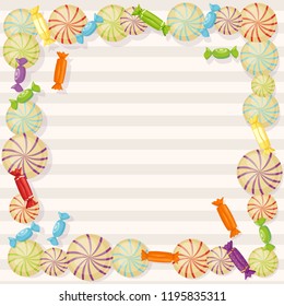 candy frames vector
