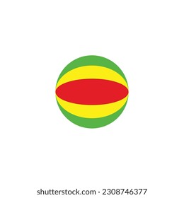 Candy, símbolo geométrico de la fruta simple logo vector