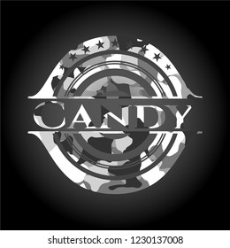 Candy grey camo emblem