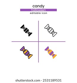 Candy halloween, horror and Scary Icon