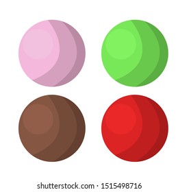 candy for halloween isolated delicious and sweet dessert for a children's holiday vector subject