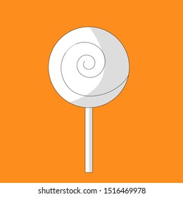 candy for halloween isolated delicious and sweet dessert for a children's holiday vector subject