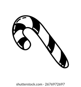 Doce, desenhado à mão. Estilo de esboço Doodle. Conjunto de diferentes elementos, desenhos. Ilustração vetorial sobre fundo branco.
