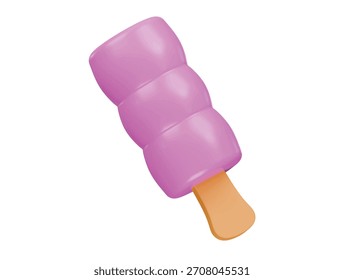 Süßigkeiten Eis Symbol 3D-Illustration Rendering