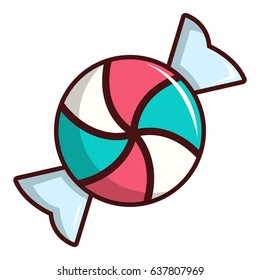 Candy icon. Cartoon illustration of candy vector icon for web