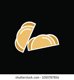 Candy icon. Cartoon Candy vector icon for web design isolated on black background