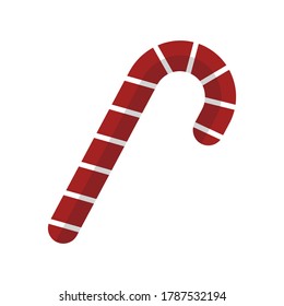 Diseño de iconos de caramelos con un estilo de color plano