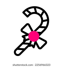 candy icon duotone red black style valentine illustration vector element and symbol perfect. Icon sign from modern collection for web.