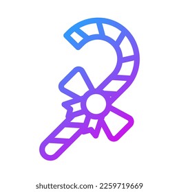 candy icon gradient purple style valentine illustration vector element and symbol perfect. Icon sign from modern collection for web.