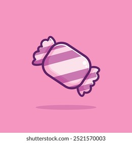 A candy icon illustration cartoon mascot design