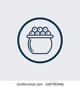 candy icon isolated on white background from gastronomy collection. candy icon trendy and modern candy symbol for logo, web, app