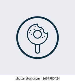 Süßigkeiten-Symbol einzeln auf weißem Hintergrund aus der Gastronomie-Kollektion. Bonbons-Symbol, trendig und modern mit Süßigkeiten für Logo, Web, App