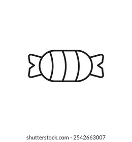 Candy icon isolated on white background