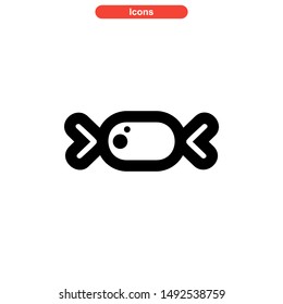 candy icon isolated sign symbol vector illustration - high quality black style vector icons
