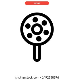 candy icon isolated sign symbol vector illustration - high quality black style vector icons
