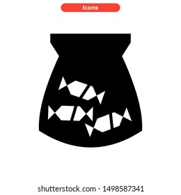 candy icon isolated sign symbol vector illustration - high quality black style vector icons
