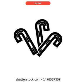 candy icon isolated sign symbol vector illustration - high quality black style vector icons
