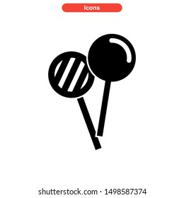 candy icon isolated sign symbol vector illustration - high quality black style vector icons
