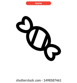 candy icon isolated sign symbol vector illustration - high quality black style vector icons
