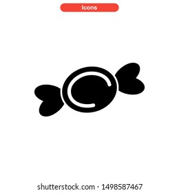 candy icon isolated sign symbol vector illustration - high quality black style vector icons
