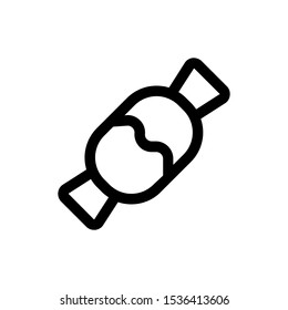 candy icon isolated sign symbol vector illustration - high quality black style vector icons