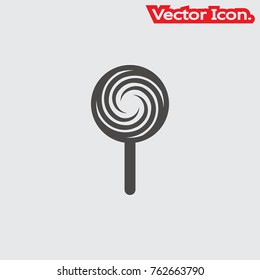 Candy icon isolated sign symbol and flat style for app, web and digital design. Vector illustration.