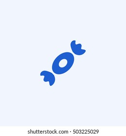 candy icon, isolated, white background