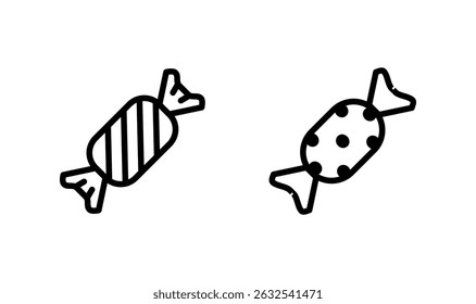 Candy icon logo design. candy sign and symbol.