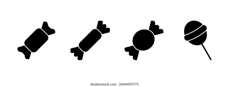 Candy icon logo design. candy sign and symbol.