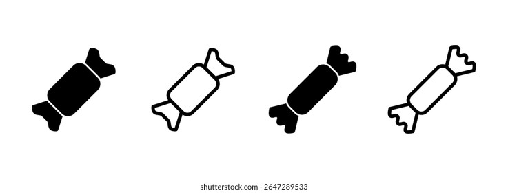 Candy icon logo design. candy sign and symbol.