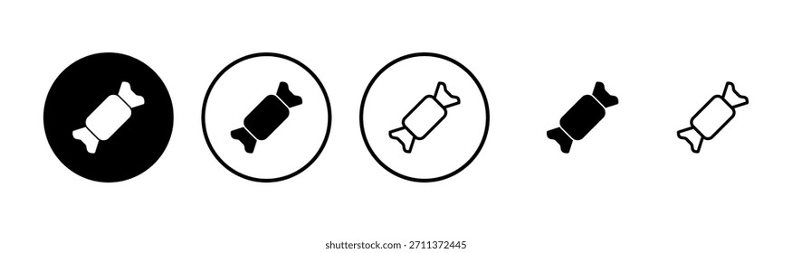 Candy icon logo design. candy sign and symbol.