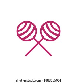 Candy icon logo design vector template
