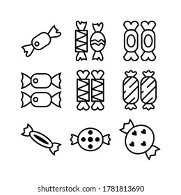 candy icon or logo isolated sign symbol vector illustration - Collection of high quality black style vector icons
