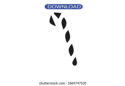 icono de caramelo o logotipo aislado símbolo de signo ilustración vectorial - iconos vectoriales de estilo negro de alta calidad.