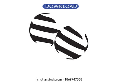icono de caramelo o logotipo aislado símbolo de signo ilustración vectorial - iconos vectoriales de estilo negro de alta calidad.