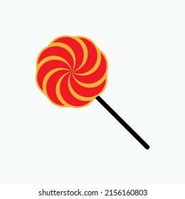 Candy Icon. Lollipop Symbol - Vector.