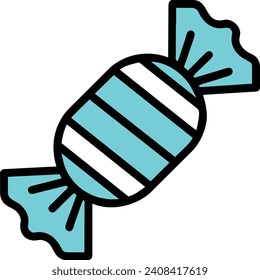 candy icon modern style vector