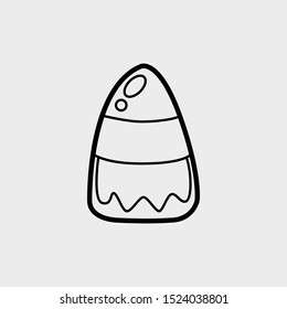 Candy icon. New trendy candy vector illustration symbol.