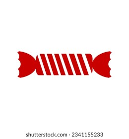 Bonbonsymbol auf weißem Hintergrund. Vektorgrafik.