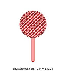 Candy icon on white background. Vector illustration.