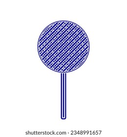 Candy icon on white background. Vector illustration.